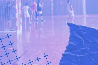 What is the size of a handball goal?