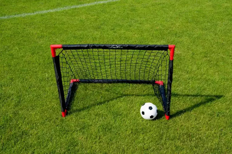 Fußballtor Garten 90x60cm faltbar + Ball