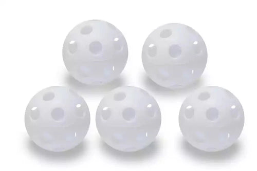 Hockey/Floorball Bälle mit Löchern 5er Pack