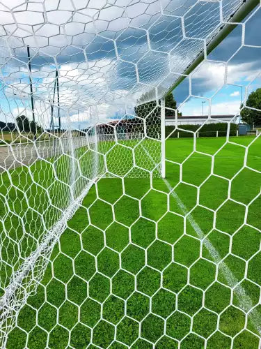 Fussballtornetz mit wabenförmiger Maschenweite 4mm