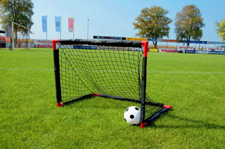 Fußballtor Garten 90x60cm faltbar + Ball