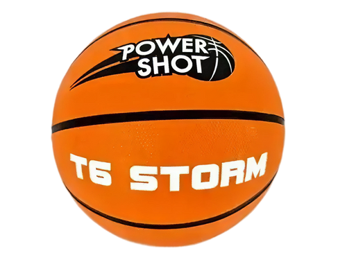 Set aus 5 Basketbällen Storm T6 - Ballpumpe und Aufbewahrungstasche GRATIS!