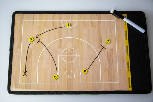Magnetisches taktisches Tablett 35 x 20 cm - Basketball