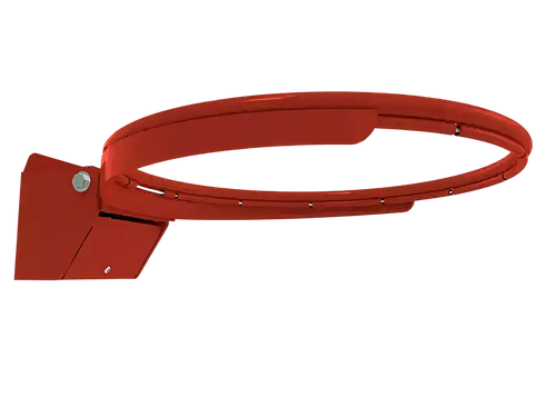 Flexibler Basketballkorbkreis mit Haken - verzinkter Stahl orange.