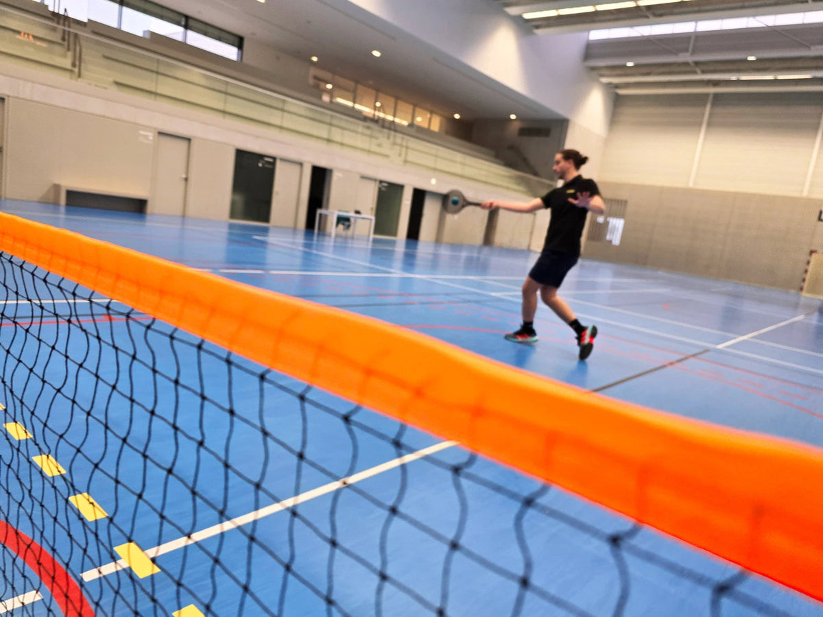 Verplaatsbaar badmintonnet met draagtas - 3m