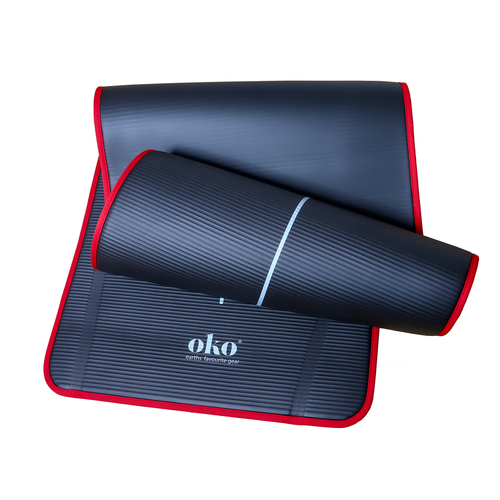 Umweltfreundliche Yogamatte - 1,5 cm dick.