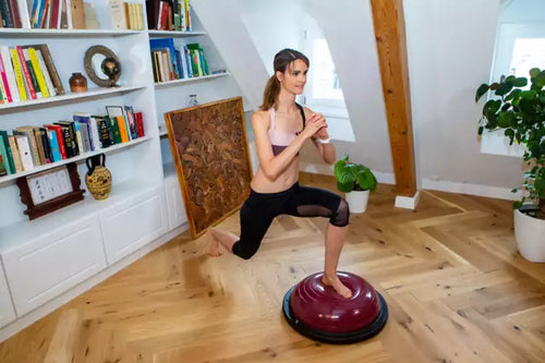 Reversible Balance-Station mit Handgelenken + Gummiband + Pumpe