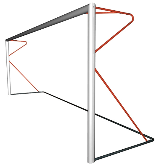 Alu Fußballtor Jugend - 6 x 2,1 m - freistehend