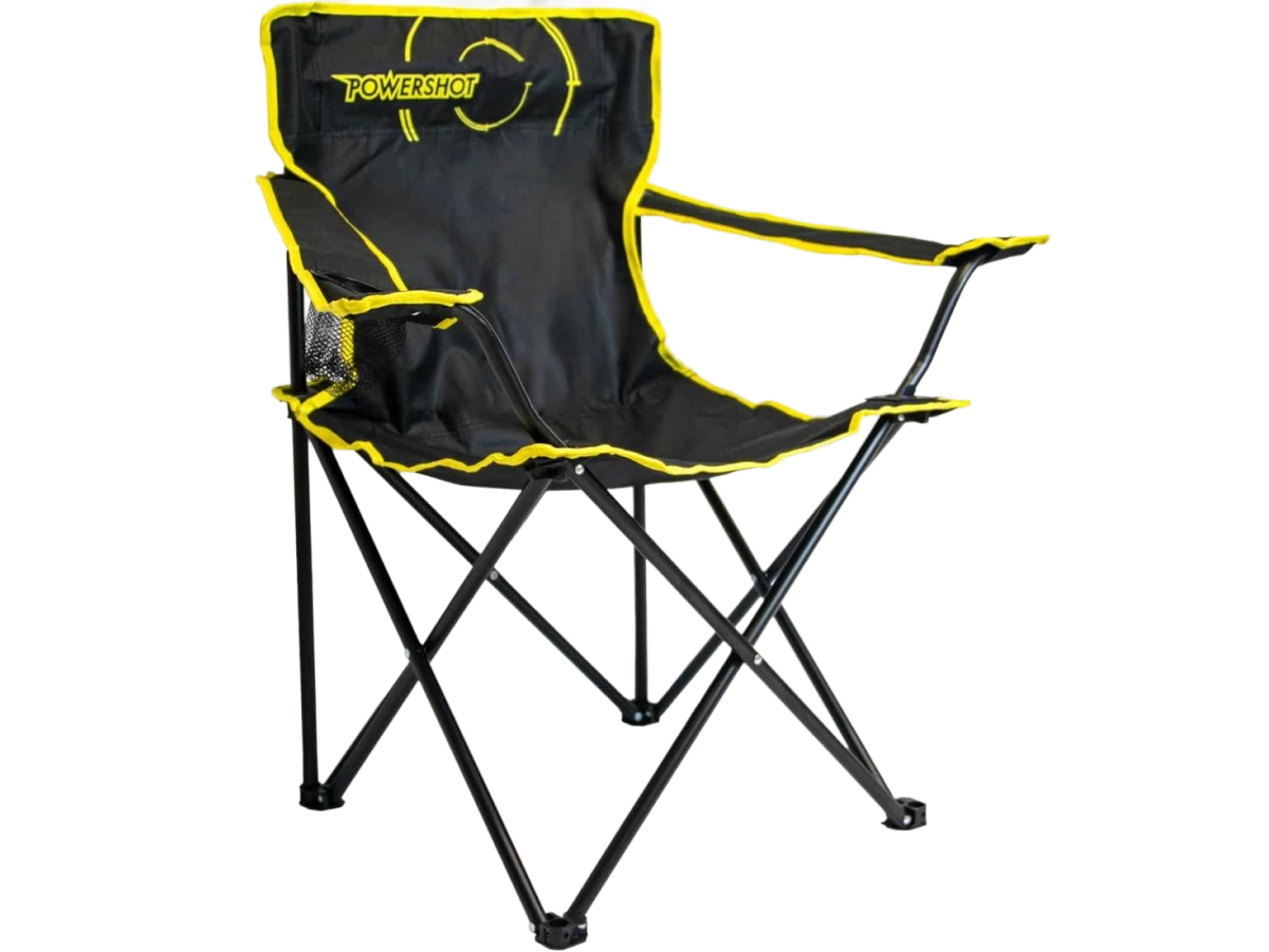 Set aus 4 Mehrzweck-Klappstühlen mit Tragetasche