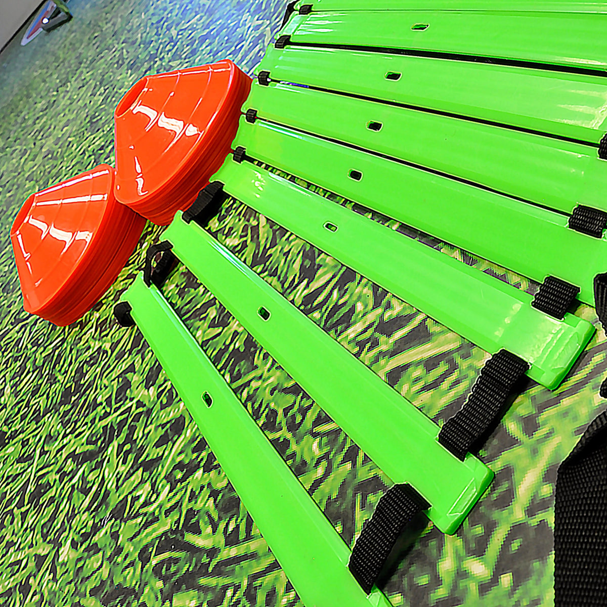 Agility Training Kit - 4m Ladder and 50 Cones Powershot