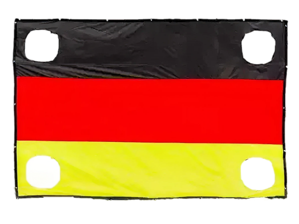 Schießwand - 1,8 x 1,2 m mit Flagge