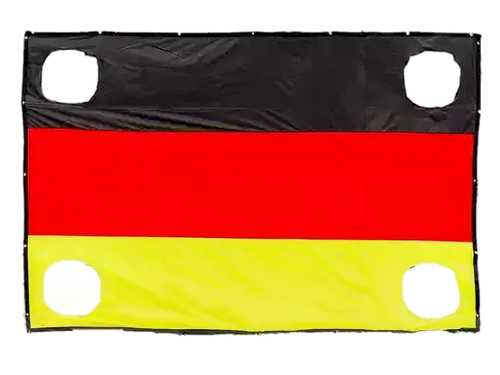 Schießwand - 1,8 x 1,2 m mit Flagge