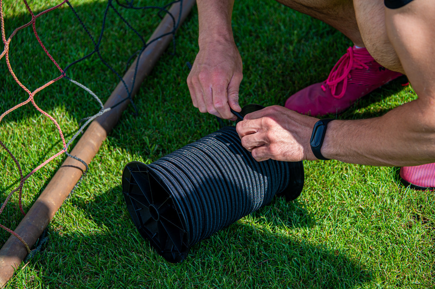 100 m langes elastisches Kabel zur Befestigung Ihres Netzes