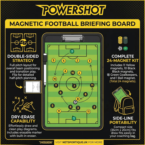 Magnetische taktische Fußballtafel - 35x20 cm