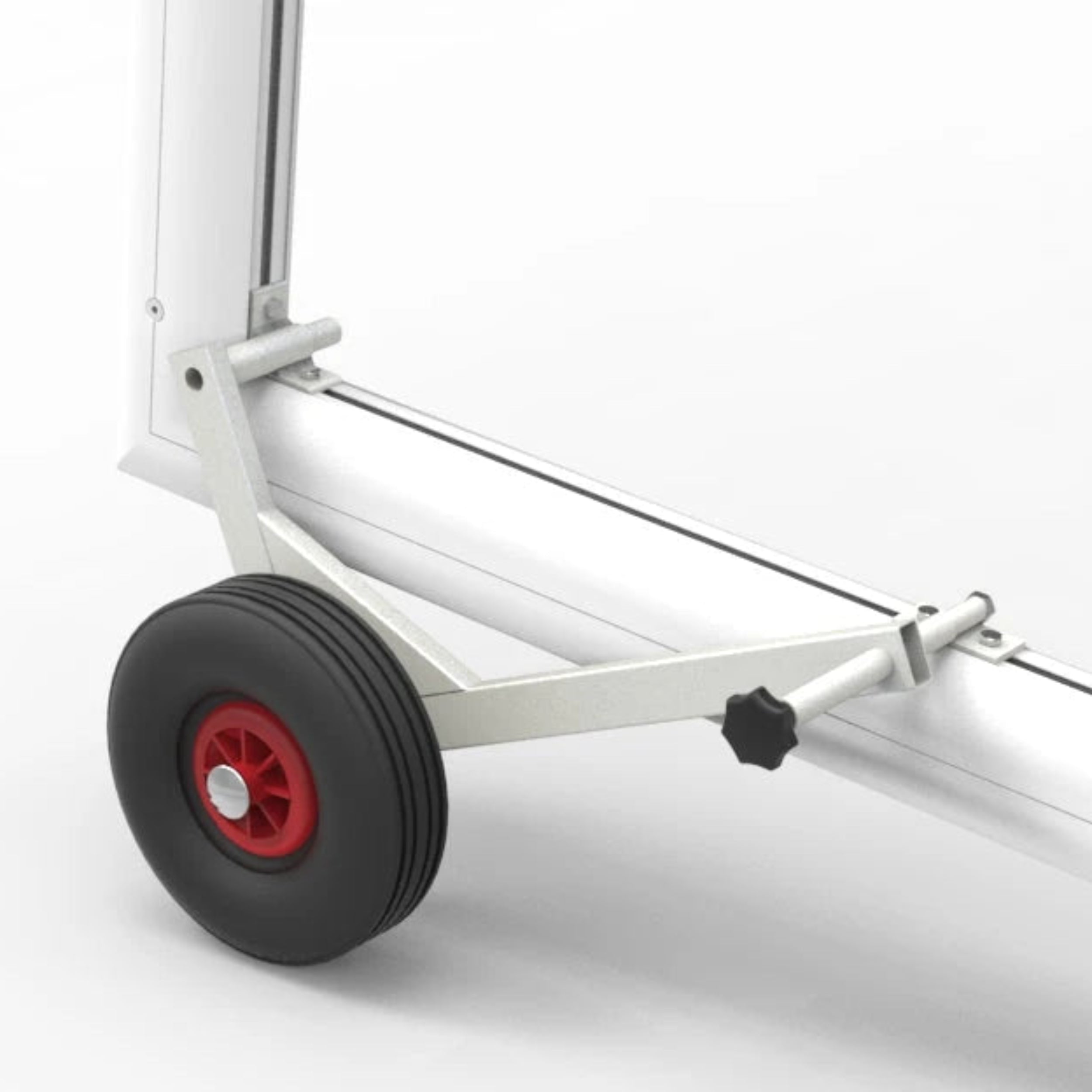Fussballtor Aluminium - 7,32 x 2,44 - inkl. Transportrollen und Kippsicherrung