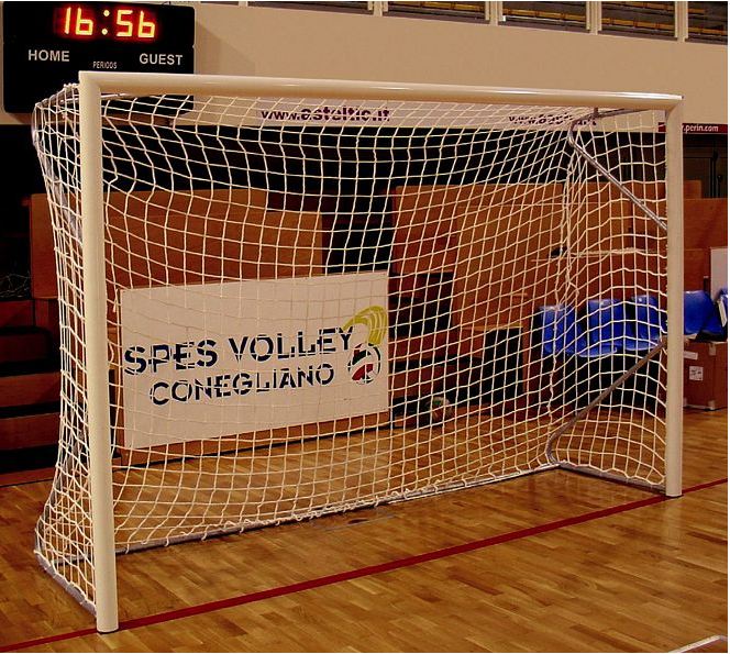 Fußball-/Futsal-Tor zum Einbetonieren 3 x 2m - Aluminium