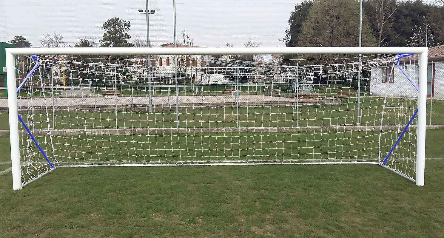 Transportables 8er-Fußballtor 6 x 2,1 m aus Aluminium