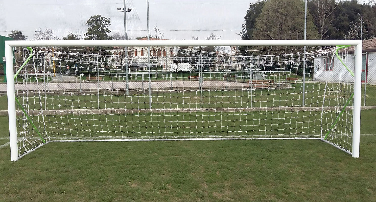 Transportables 8er-Fußballtor 6 x 2,1 m aus Aluminium