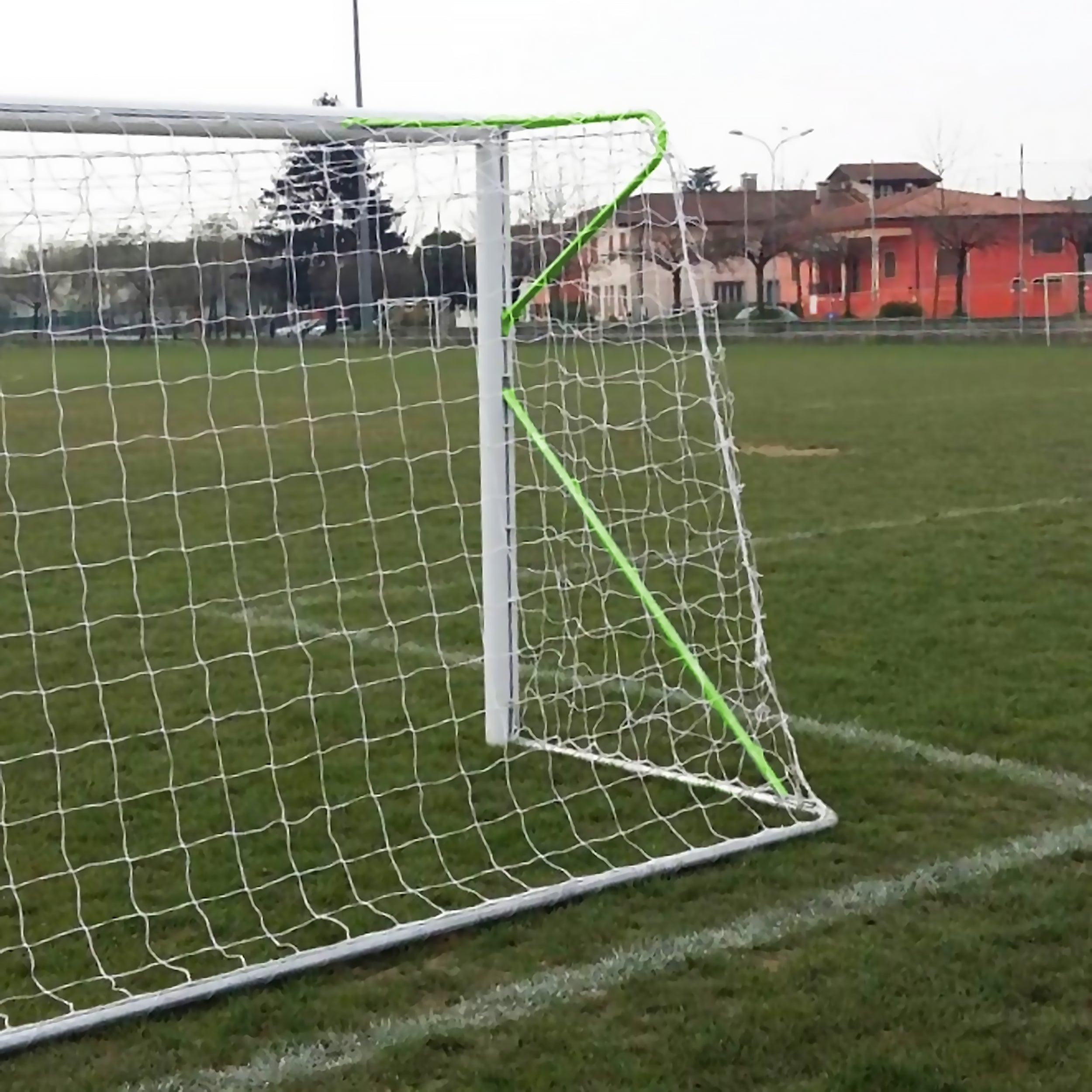Transportables 8er-Fußballtor 6 x 2,1 m aus Aluminium