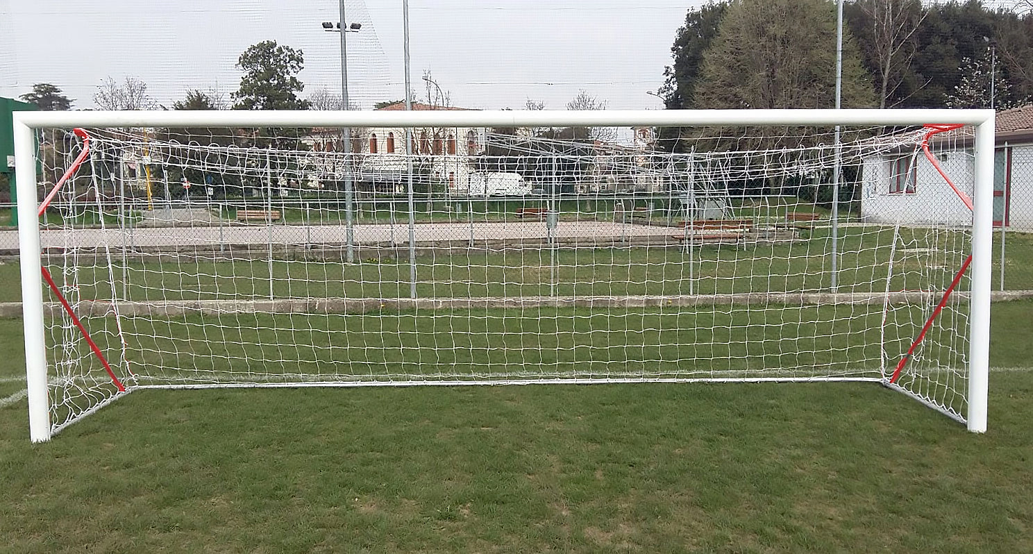 Transportables 8er-Fußballtor 6 x 2,1 m aus Aluminium
