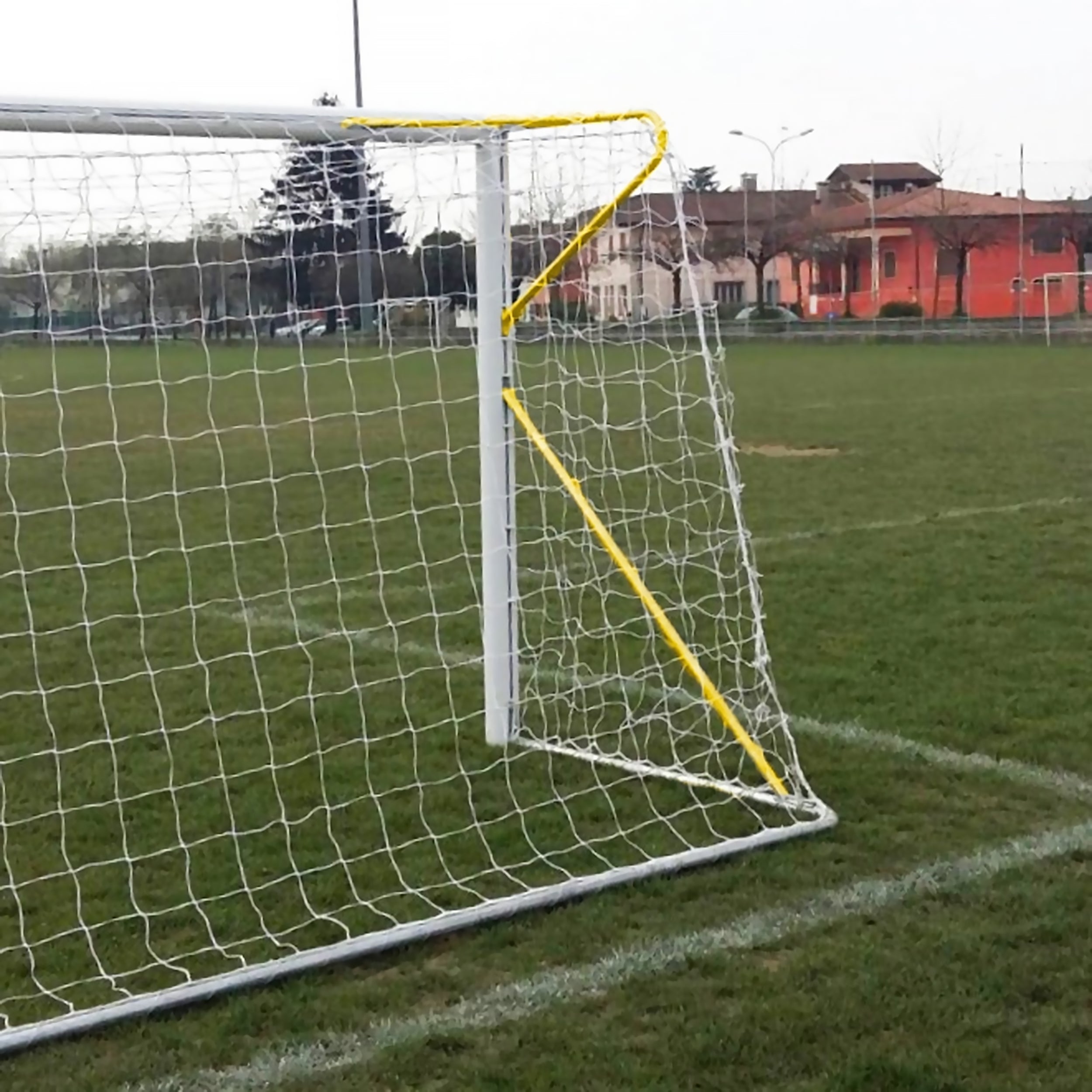 Transportables 8er-Fußballtor 6 x 2,1 m aus Aluminium