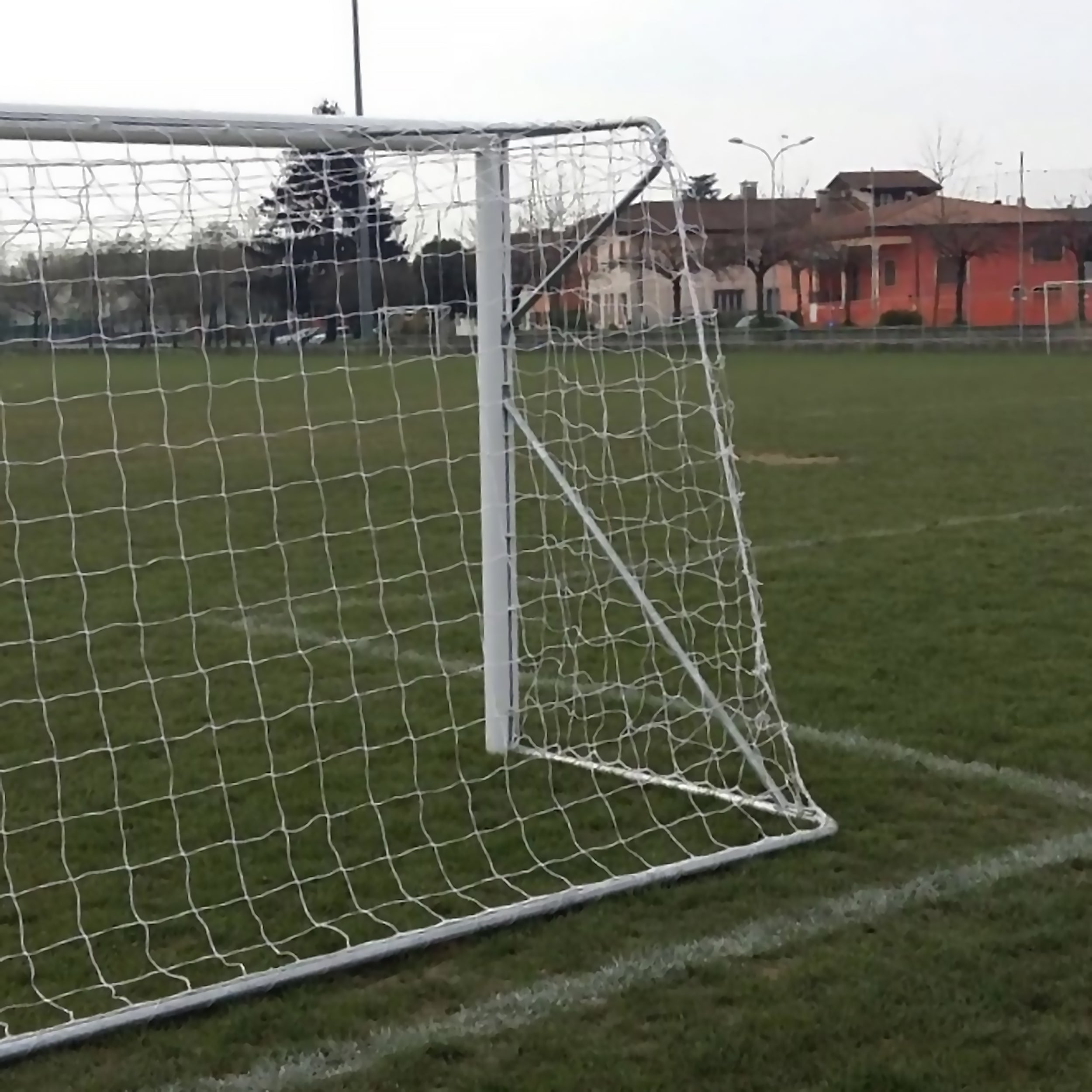 Transportables 8er-Fußballtor 6 x 2,1 m aus Aluminium