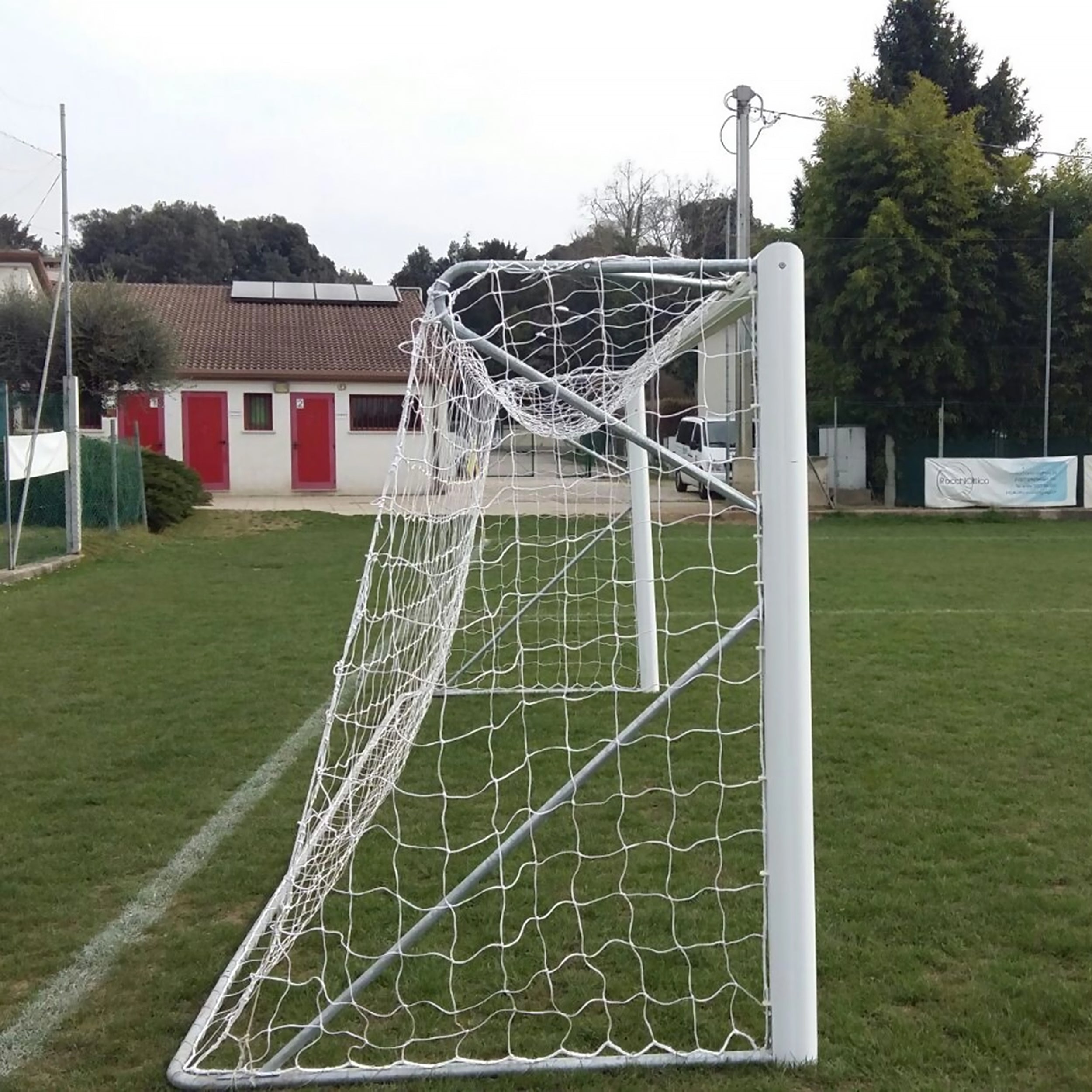 Transportables 8er-Fußballtor 6 x 2,1 m aus Aluminium