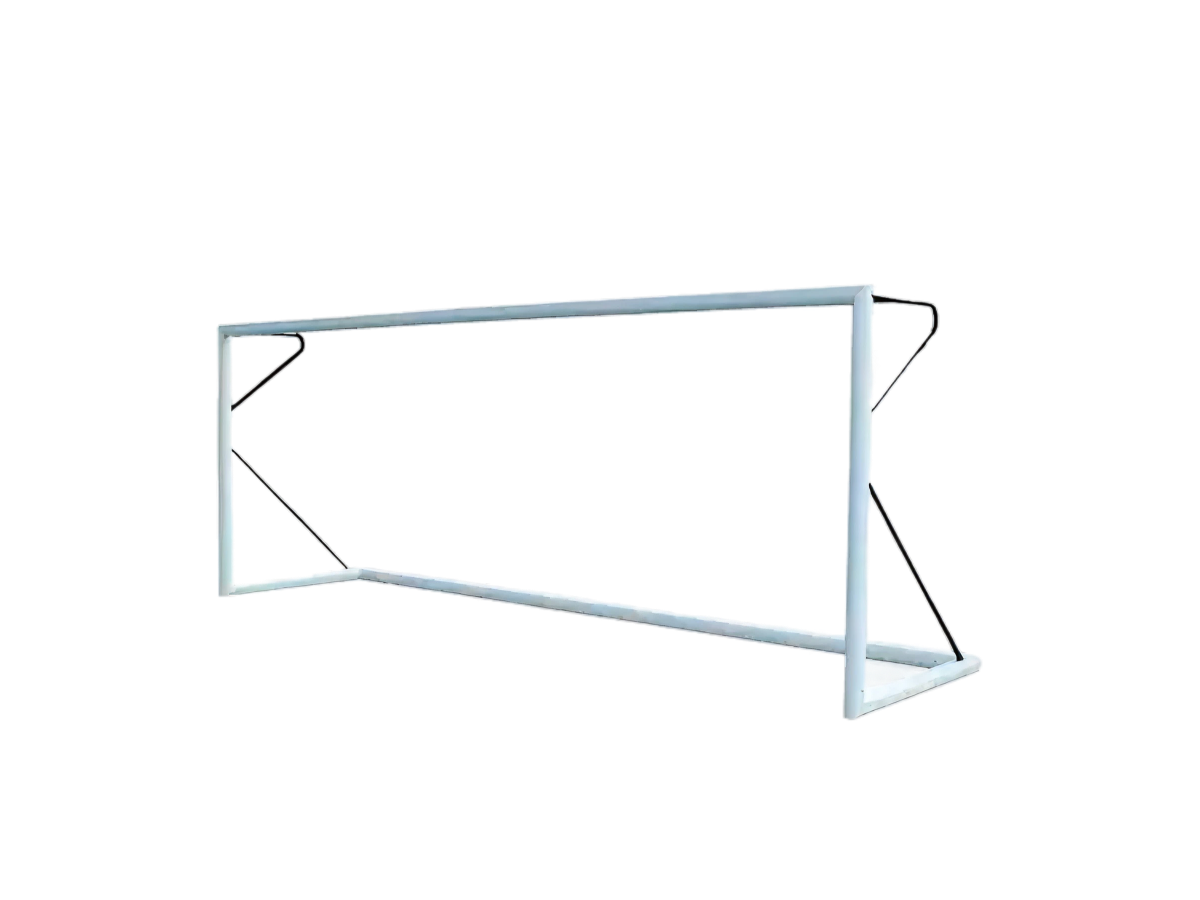 8er-Fußballtor (6m x 2,1m) - Transportabel - Aluminium 80mm