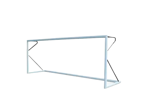 8er-Fußballtor (6m x 2,1m) - Transportabel - Aluminium 80mm