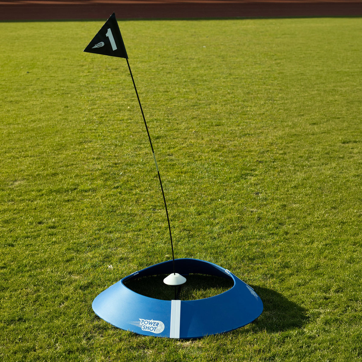 Foot golf target kit with lighted target Powershot