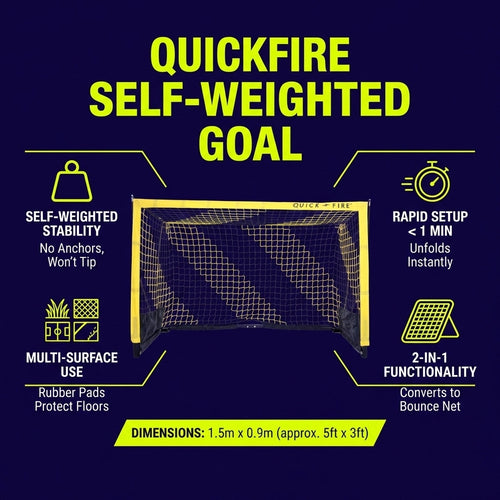 QuickFire Goal 1,5 X 0,9m - Selbstgezogenes Tor