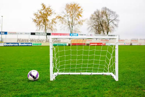 Fußballtor-Paar - 1,2m x 0,8m - uPVC - Weiß