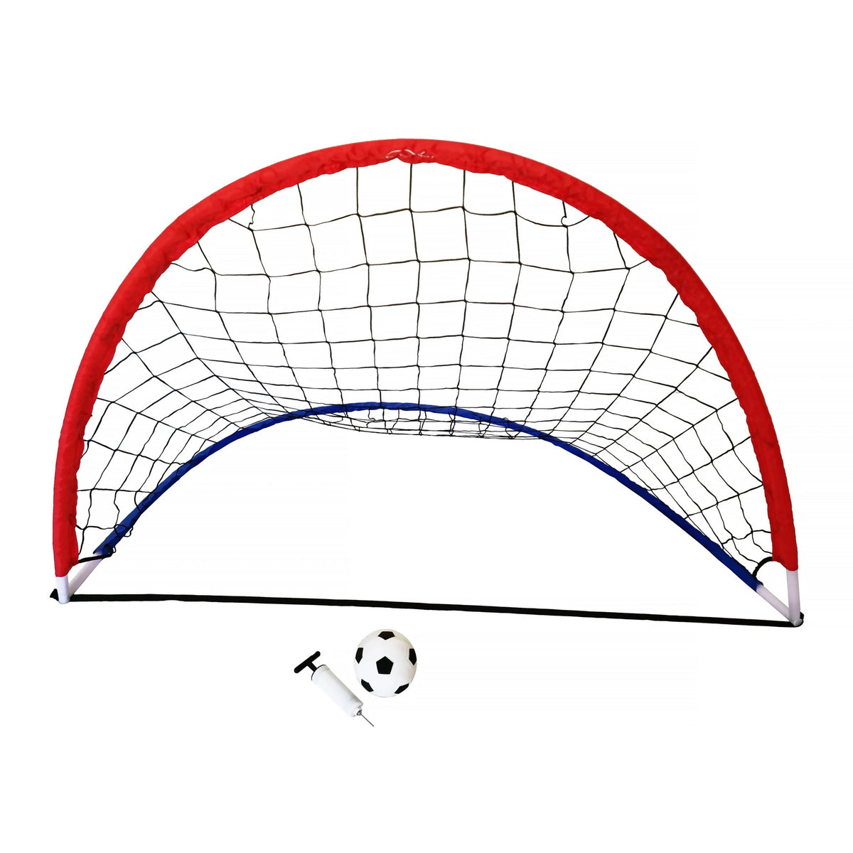Pair of football goals - 110cm x 80cm - with ball and pump Netsportique