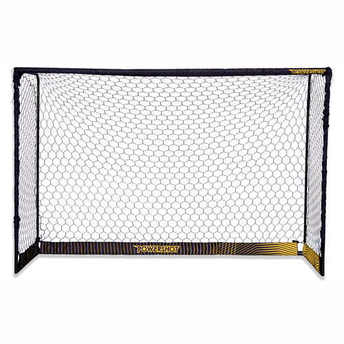 Fußballtor aus schwarzem Stahl - 3 x 2m