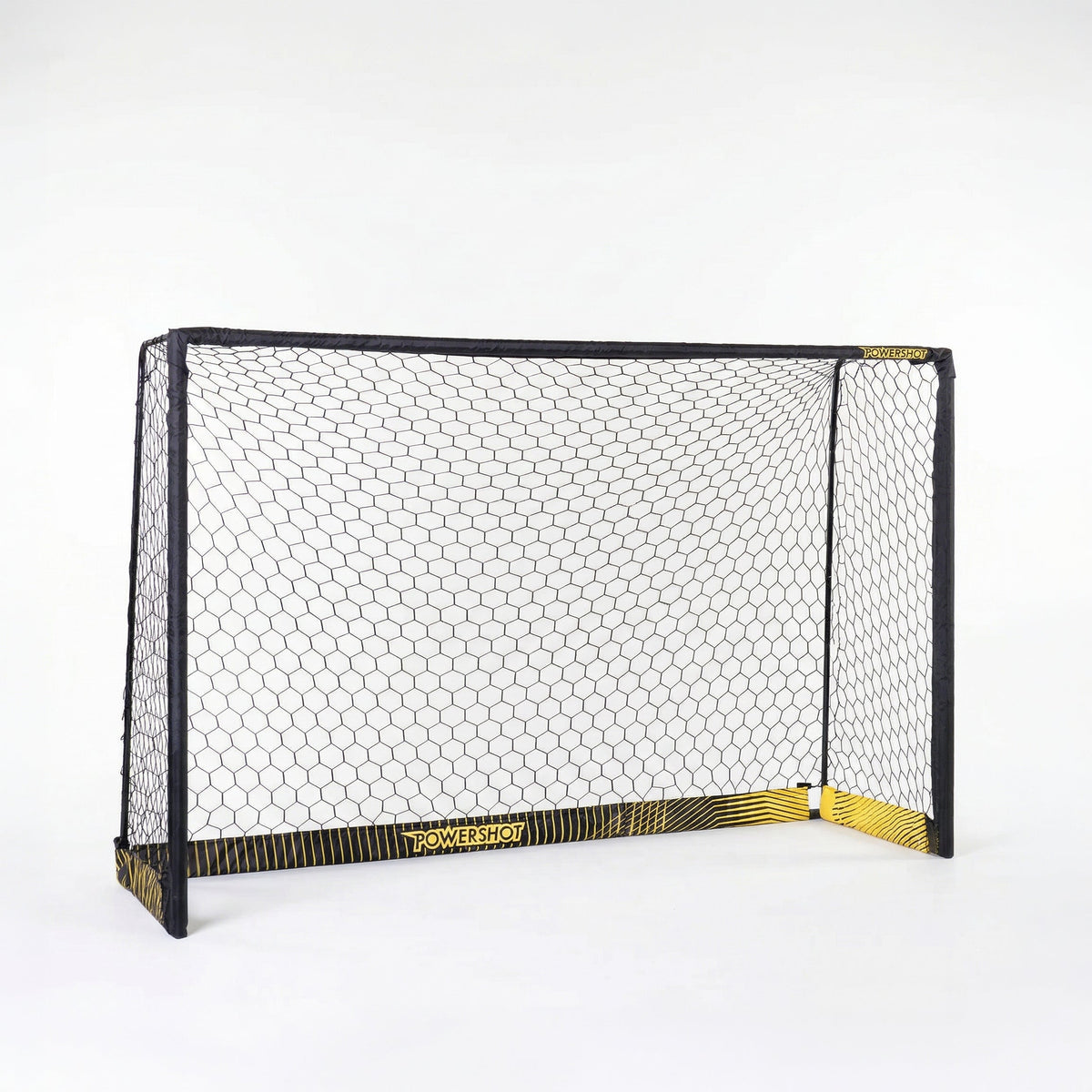 Zwart stalen voetbaldoel - 3m x 2m