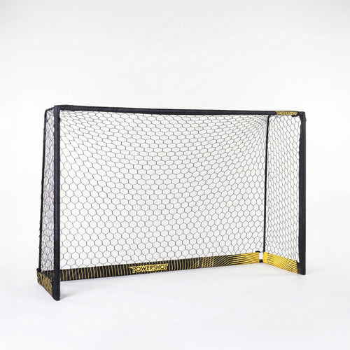 Zwart stalen voetbaldoel - 3m x 2m
