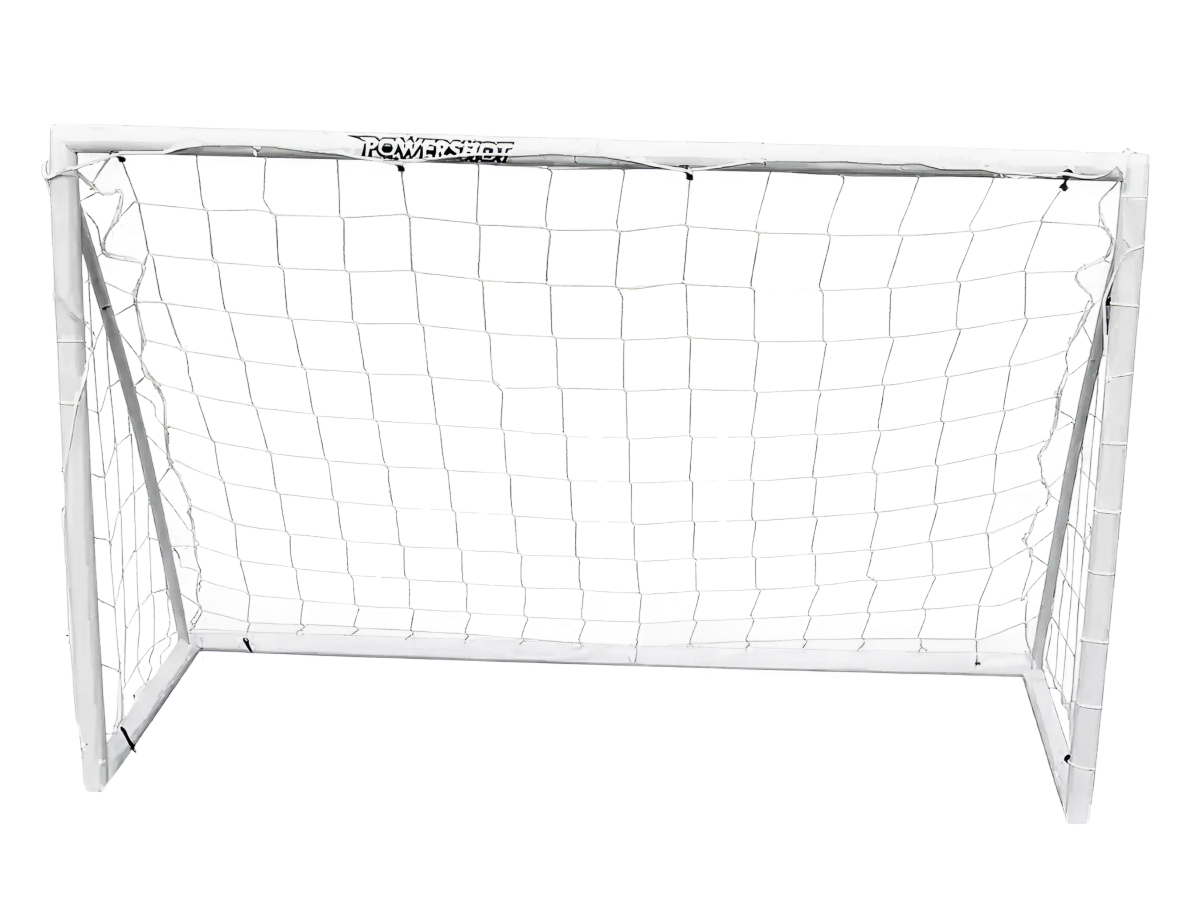 Fußballtor - 1.8 x 1.2m - uPVC - Weiß