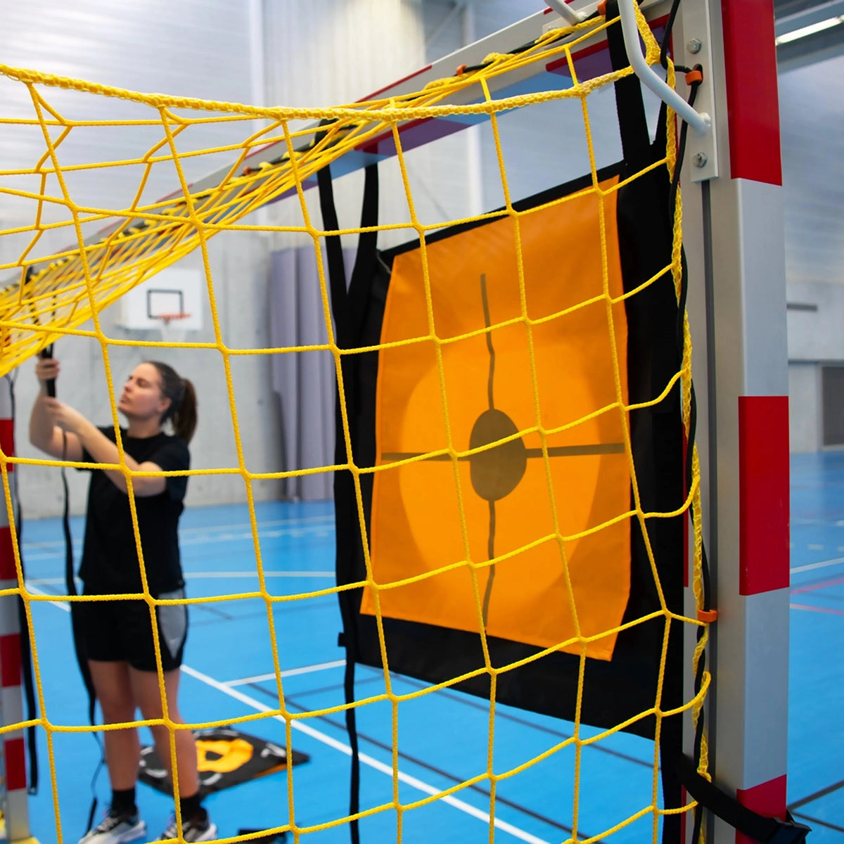 Set van 2 verstelbare handbaldoelen