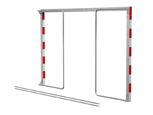 Zusammenklappbares, mobiles Wettkampf-Handballtor aus Aluminium