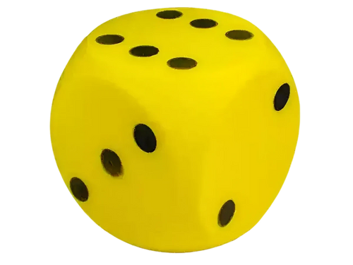 Riesenwürfel aus Schaumstoff