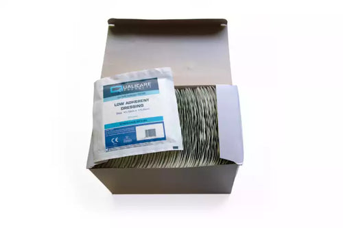 100 sterile Pflaster mit geringer Klebkraft - 10 x 10 cm