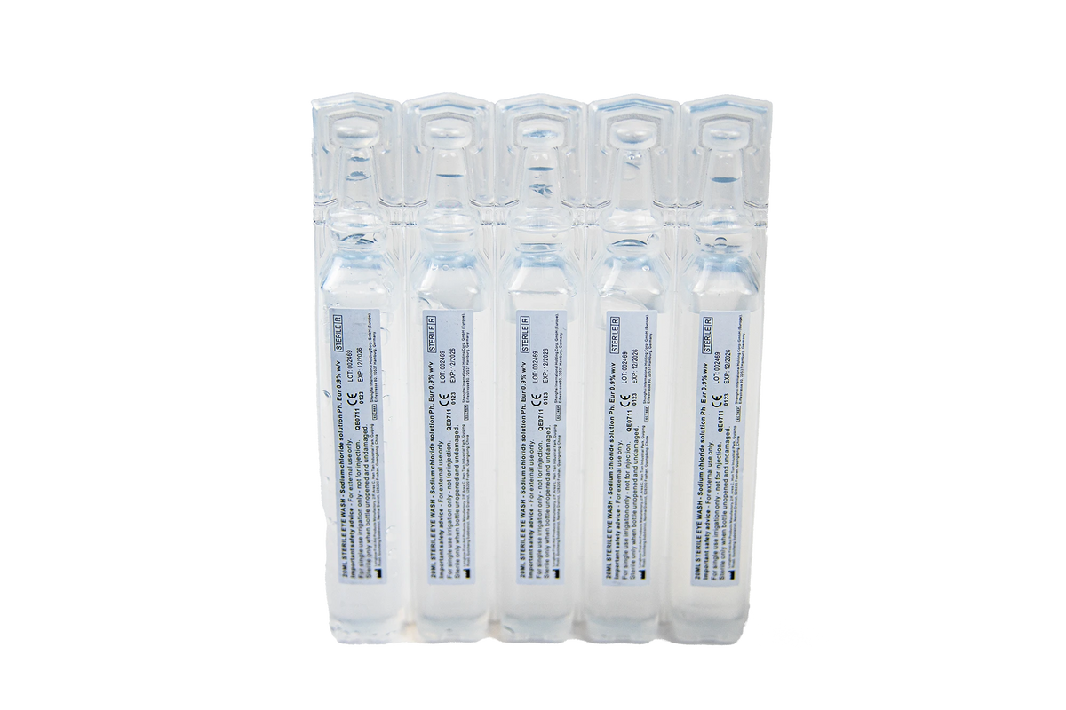 Oogspoelampullen - 20ml (pak van 5)