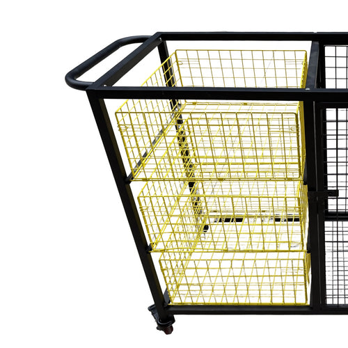 Lagerwagen mit Rollen - 1080 x 520 x 940 mm