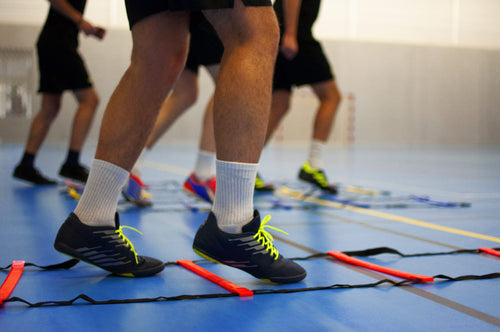 Kombinierbare Agility-Leitern - 4 miteinander kombinierbare 4m-Leitern