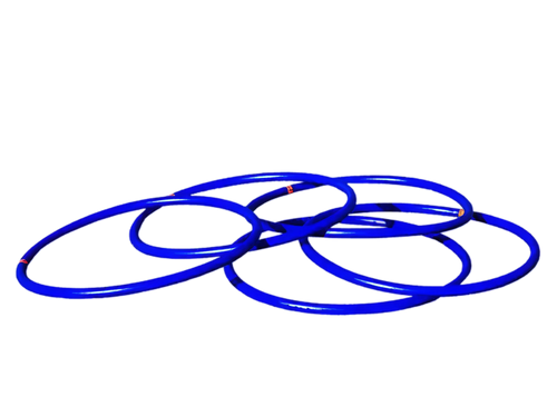 5 runde Koordinationsreifen - 45cm