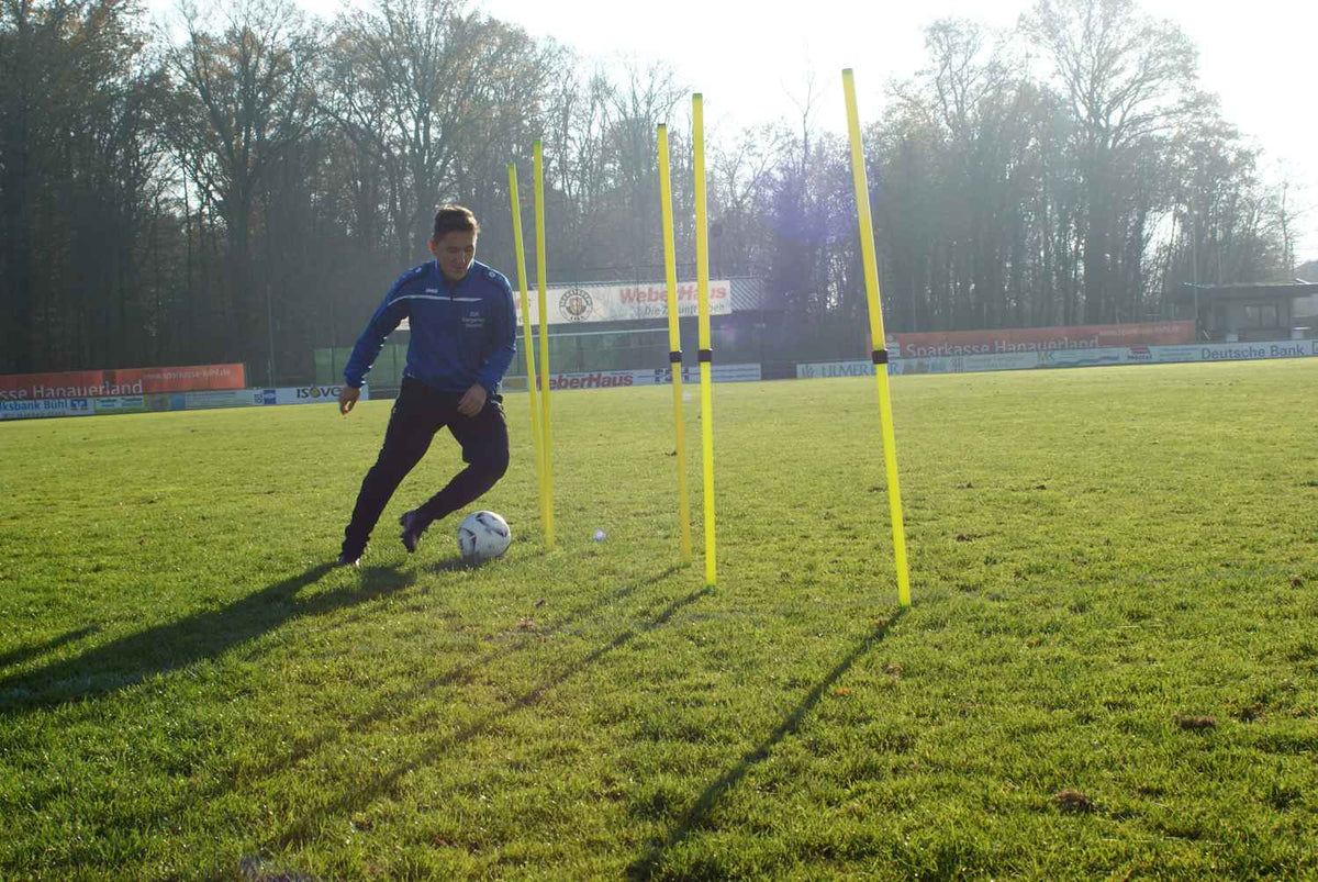 Set van 5 slalompalen met punt