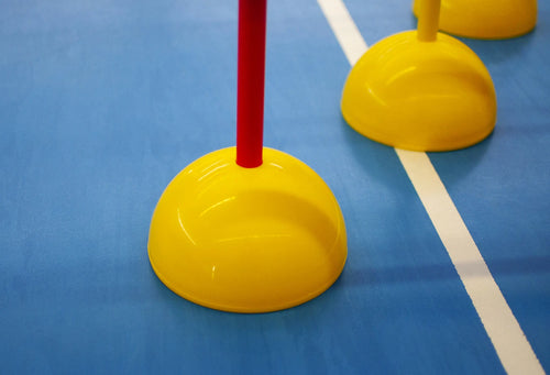Slalomstangen mit Standfuß - SET