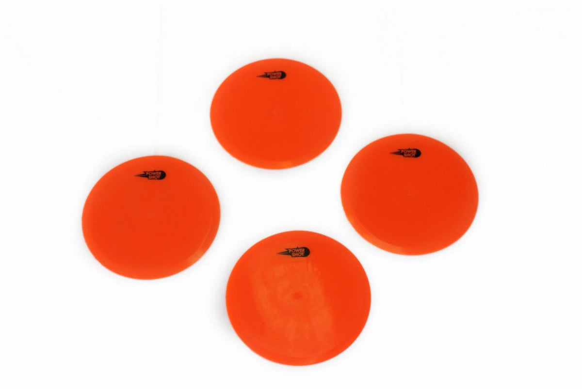 Set van 4 ronde vloermarkeringen diameter - 23cm