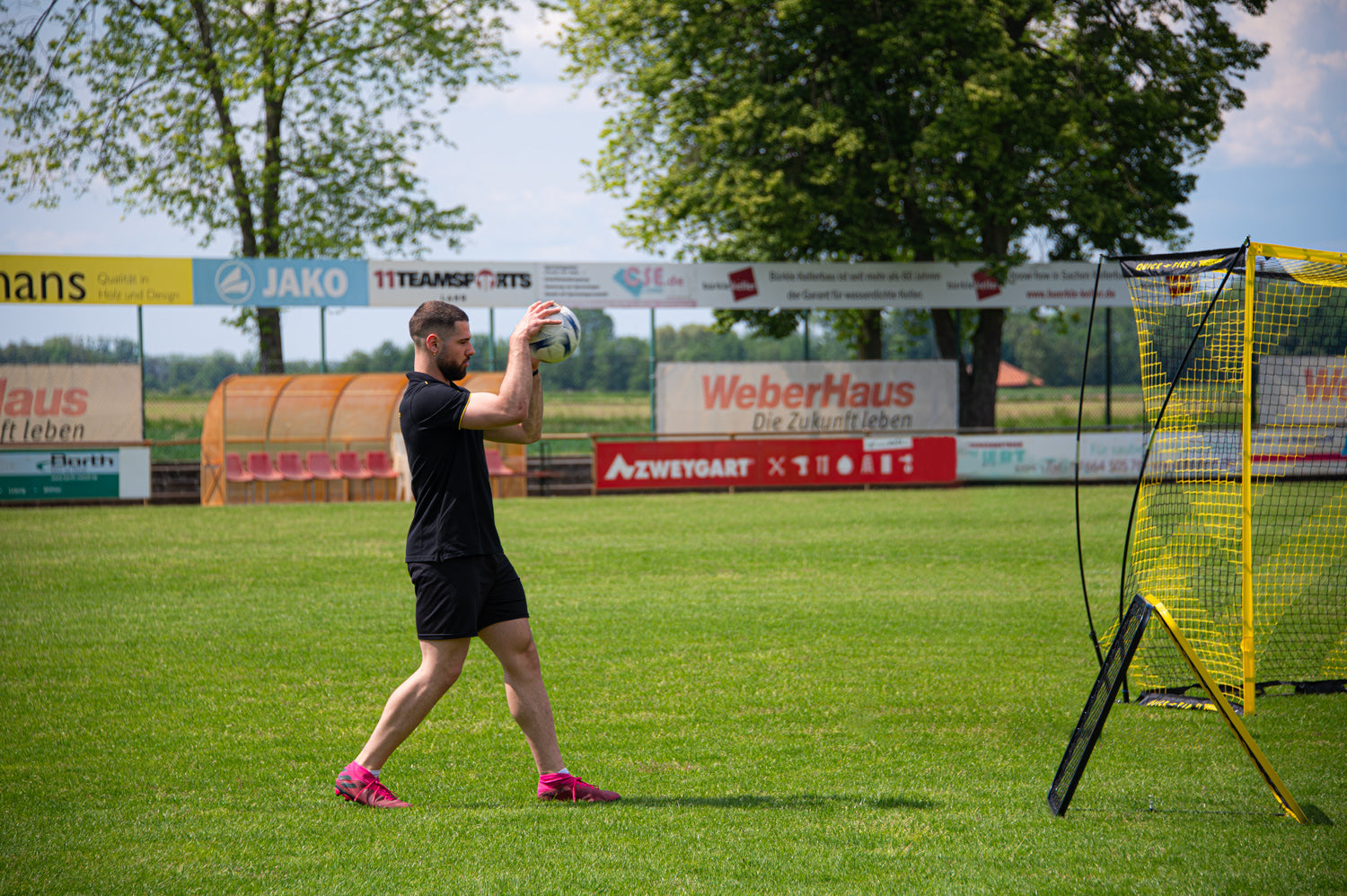 Multisport-Rückprallnetz - Perfekt, um alleine zu trainieren