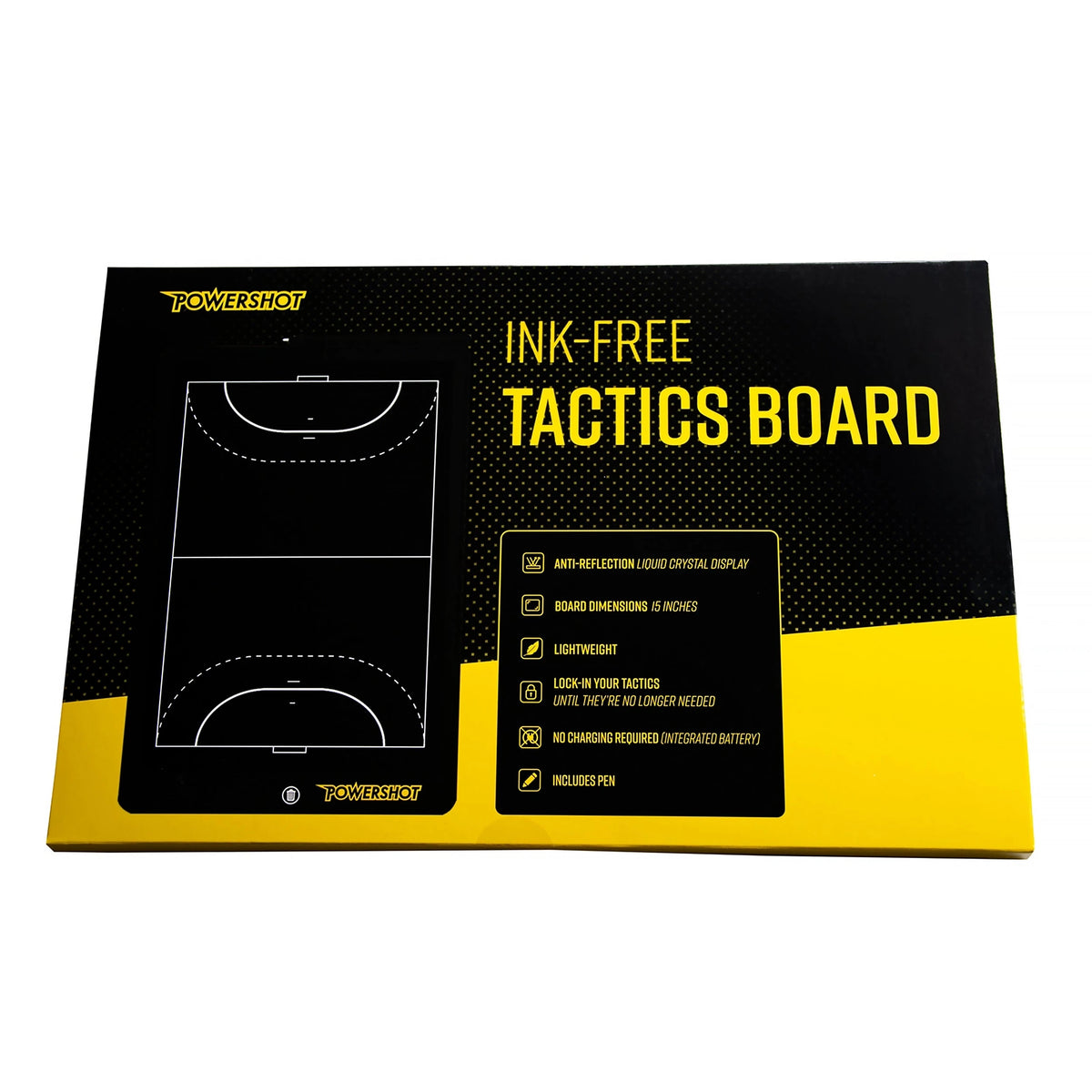 Inktloos tactisch handbalbord - 35cm x 22cm